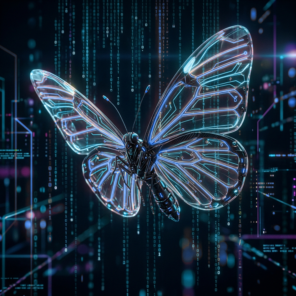 Skynet Glasswing Butterfly